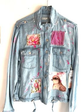 Black Tape NWT tencel chore jacket